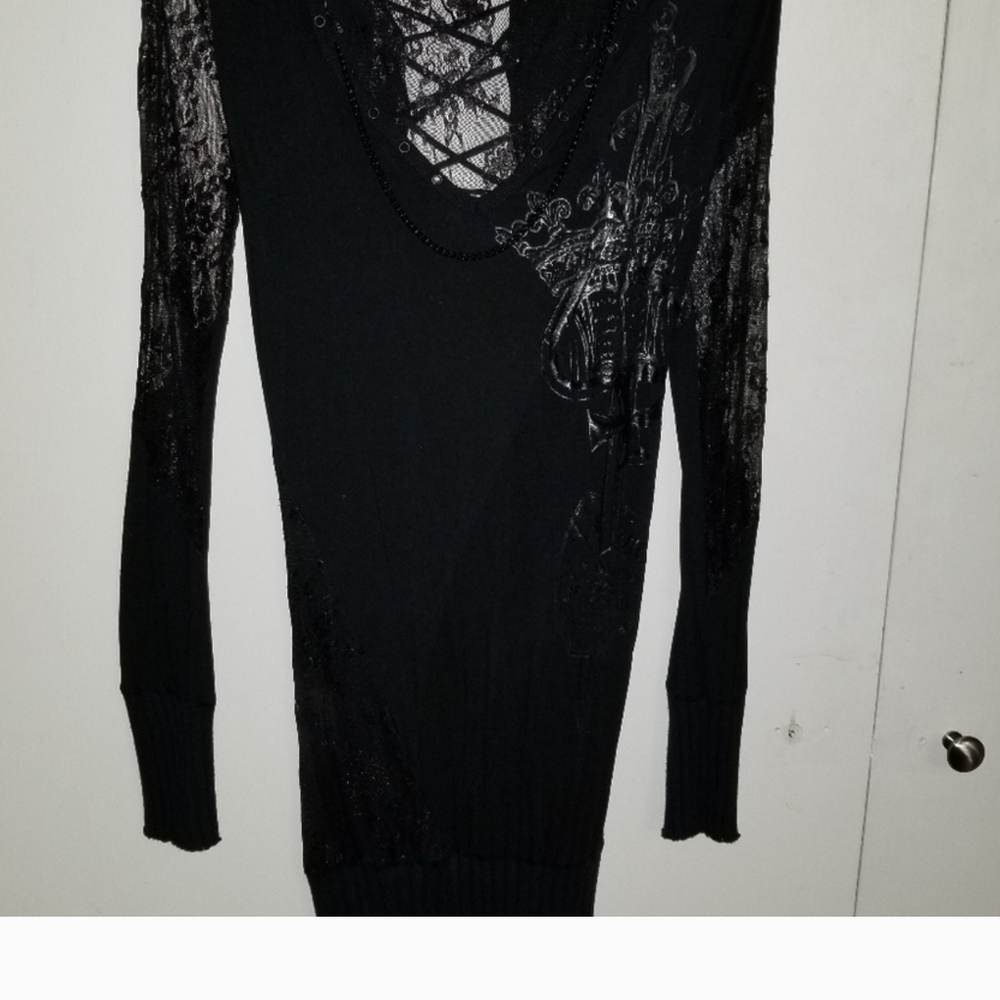 Salvage Black High Low Dress